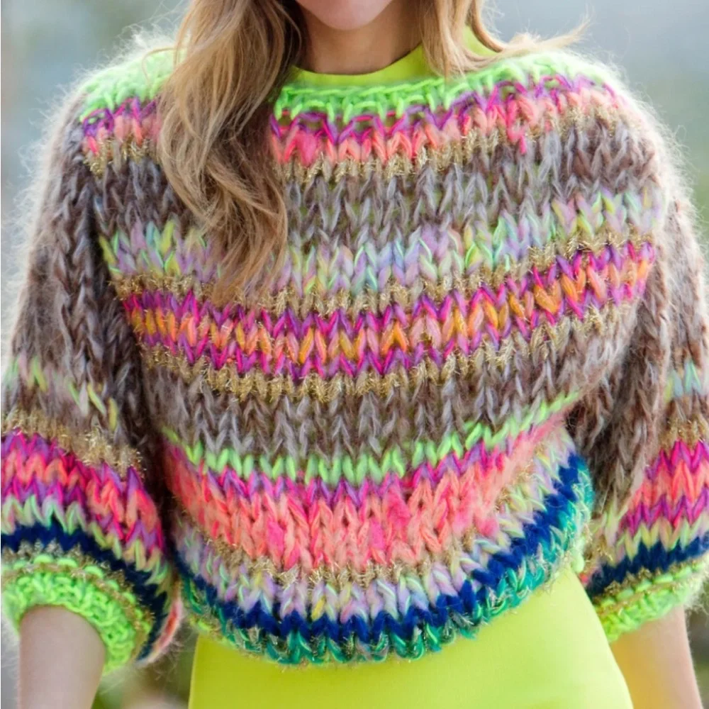 Nizhoni Kitty Van Coesant Kiki Knit Women's Sweater size 1 - Picture 2 of 8